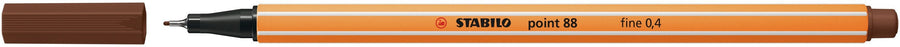 Fineliner STABILO point 88/45 F bruin