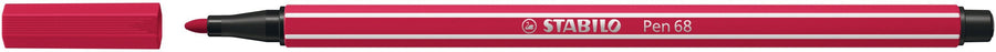 Viltstift STABILO Pen 68/50 M donkerrood