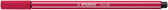 Viltstift STABILO Pen 68/50 M donkerrood - afbeelding 2