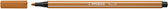 Viltstift STABILO Pen 68/89 M donker oker