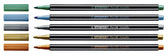 Viltstift STABILO Pen 68/820 M metallic koper - afbeelding 2