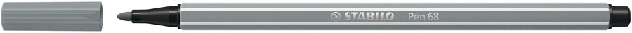 Viltstift STABILO Pen 68/95 M middel koudgrijs