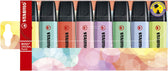 Markeerstift STABILO BOSS 70/8 8st pastel assorti