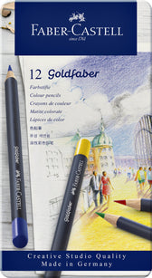 Kleurpotlood Faber-Castell GF 12st assorti
