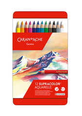 Kleurpotlood Caran d Ache Supracolor 12st ass - afbeelding 5