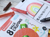Waskrijt Bruynzeel Kids set 8 stuks assorti - afbeelding 4