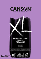 Markerpapier Canson XL Marker 70gr A3 extra wit