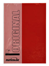Kopieerpapier Papicolor A4 200gr rood - afbeelding 2