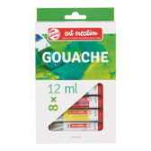 Gouache Talens Art Creation set 8 kleuren