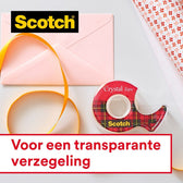 Plakband Scotch Crystal 600 19mmx25m tr + handdisp - afbeelding 4