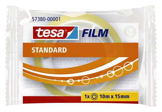 Plakband tesafilm Standaard 10mx15mm transparant