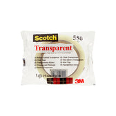 Plakband Scotch 550 19mmx66m transparant - afbeelding 2