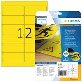 Etiket HERMA 8029 99.1x42.3mm folie 300stuks geel - afbeelding 3