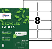 Etiket Avery LR7165-100 99.1x67.7mm wit 800stuks - afbeelding 7