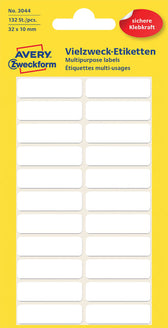 Etiket AZ 3044 32x10mm wit 132stuks - afbeelding 5