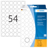 Etiket HERMA 2240 rond 16mm wit 1728stuks - afbeelding 7