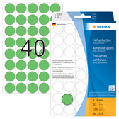 Etiket HERMA 2255 rond 19mm groen 1280stuks - afbeelding 7
