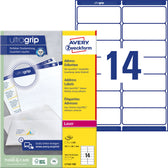 Etiket Avery L7163 99.1x38.1mm wit 1400stuks - afbeelding 2