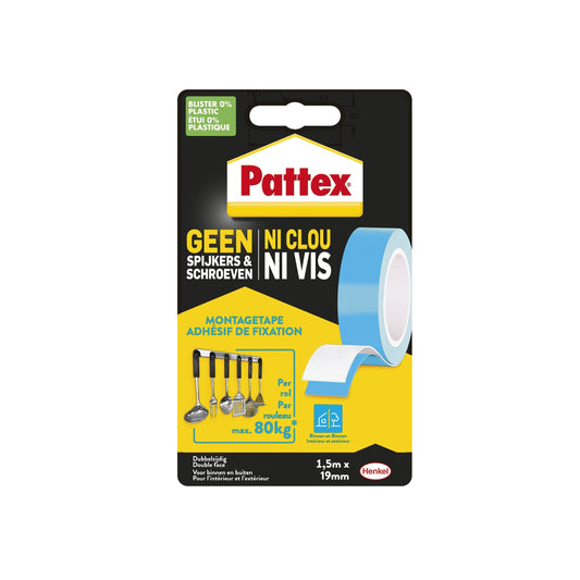 Plakband Pattex Super montage 20kg dz binnen