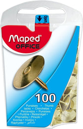 Punaises Maped messing 100st