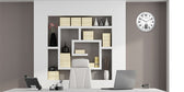 Wandklok Unilux Instinct dia 30.5cm zilvergrijs/wt - afbeelding 7