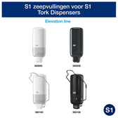Handzeep Tork S1 Premium vloeibaar gevoelige huid - afbeelding 5