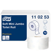 Toiletpapier Tork T2 Premium jumbo klein 2laags - afbeelding 6