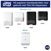 Handdoek Tork H3 Advanced 2laags 248x230mm wit - afbeelding 6