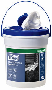 Handreinigingsdoek Tork W14 Premium 1laags wit