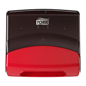 Reinigingsdoekdispenser Tork W4 gevouwen rood - afbeelding 2