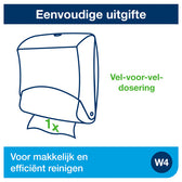 Reinigingsdoekdispenser Tork W4 gevouwen rood - afbeelding 6