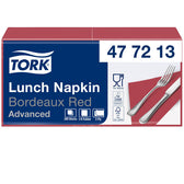 Lunchservet Tork Advanced vierdevouw bordeauxrood - afbeelding 5