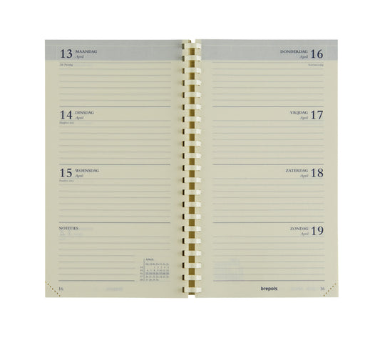Agendavulling 2026 Brepols Interplan 7d/2p