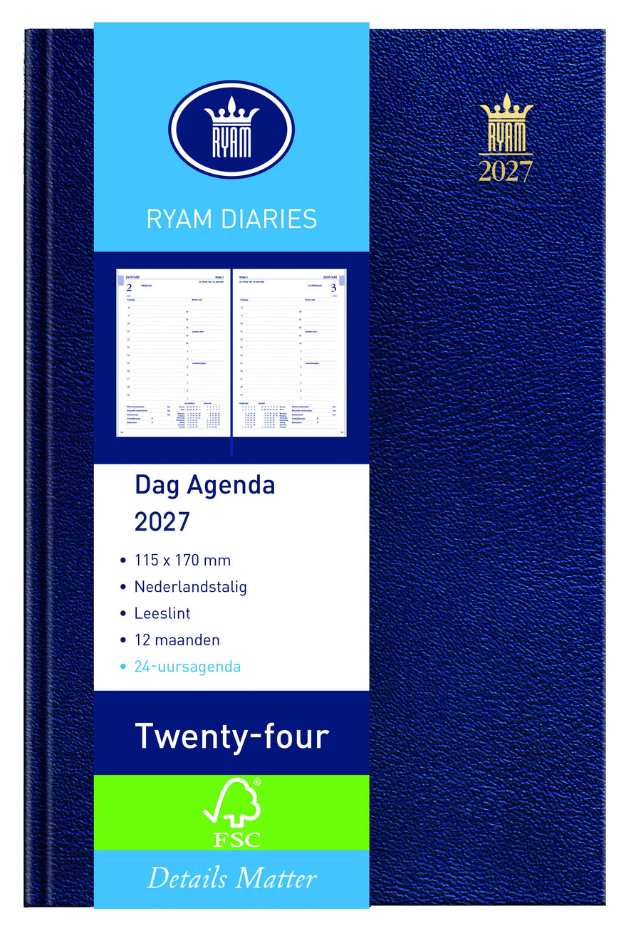 Agenda 2026 Ryam Twenty-four Mundior 1d/1p bl