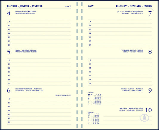 Agendavulling 2026 Ryam Memoplan 7 7d/2p
