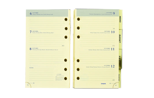 Agendavulling 2026 Brepols Brefax 17 7d/2p