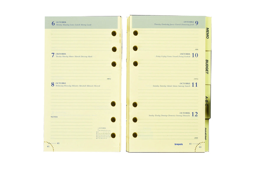 Agendavulling 2026 Brepols Brefax 17 7d/2p