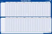 Projectplanner 2026 LM 90x60cm hor gelamineerd - afbeelding 2