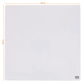 Whiteboard Nobo tegel 36x36cm wit magnetisch