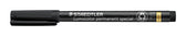 Viltstift Staedtler OHP Lumo F 319 perm special zw - afbeelding 4