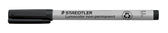 Viltstift Staedtler OHP Lumo F 316 non perm zwart - afbeelding 2