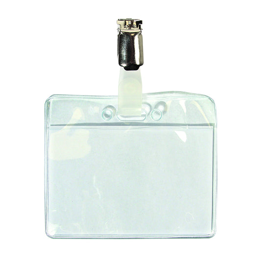 Badge Quantore clip 60x90mm