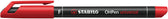 Viltstift STABILO OHP 842/40 rond F rood - afbeelding 2