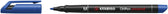 Viltstift STABILO OHP 843/41 rond M blauw