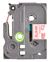 Labeltape Brother Ptouch TZe222 9mm wit - afbeelding 2