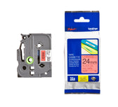 Labeltape Brother Ptouch TZe451 24mm rood - afbeelding 3