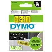 Labeltape Dymo LabelManager D1 polyester 12mm geel - afbeelding 3