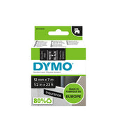 Labeltape Dymo LabelManager D1 polyester 12mm zw - afbeelding 4