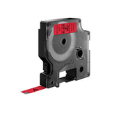Labeltape Dymo LabelManager D1 polyester 9mm rood - afbeelding 5
