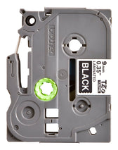 Labeltape Brother Ptouch TZe325 9mm zwart - afbeelding 2